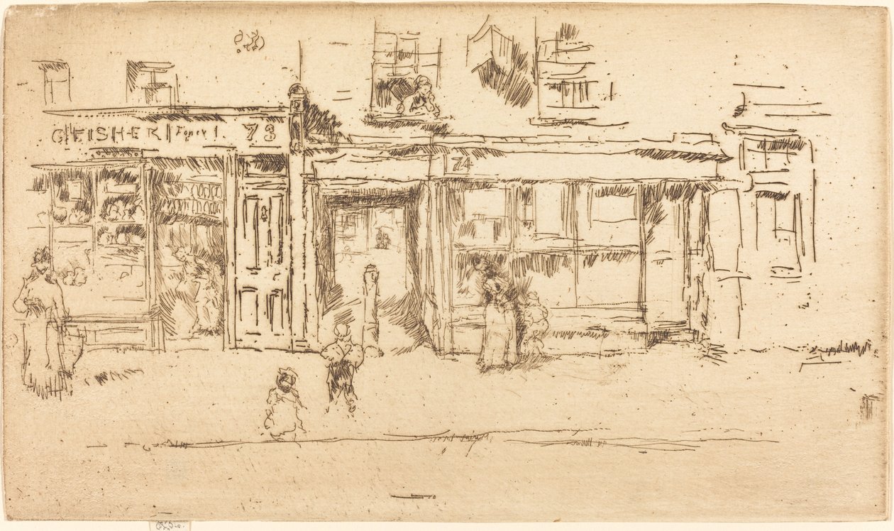 York Street, Westminster alkotó: James Abbott McNeill Whistler