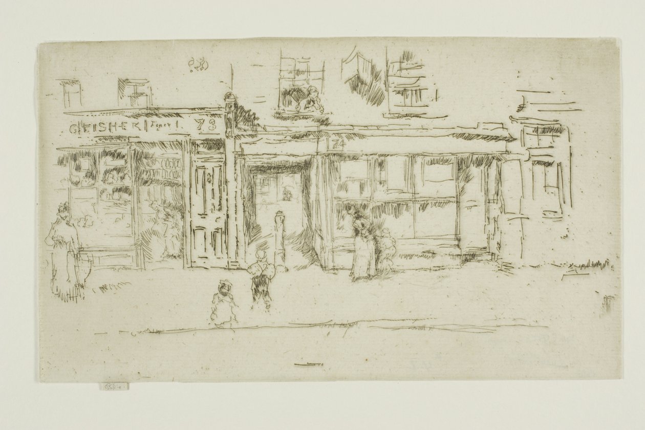 York Street, Westminster alkotó: James Abbott McNeill Whistler