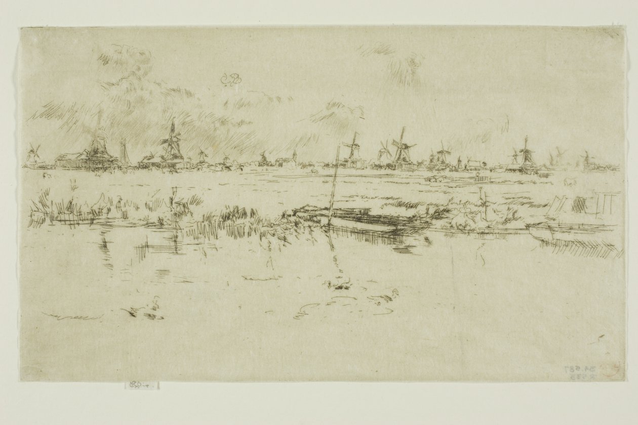 Zaandam alkotó: James Abbott McNeill Whistler