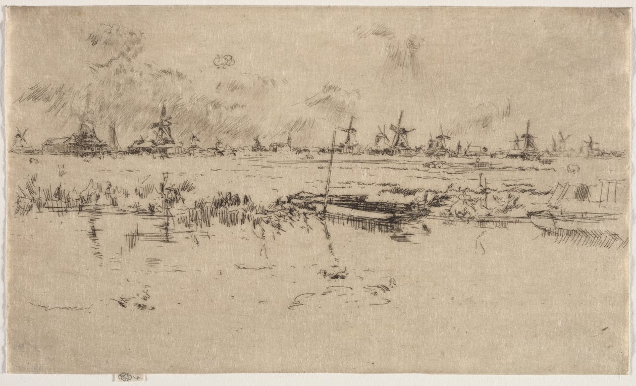 Zaandam alkotó: James McNeill Whistler