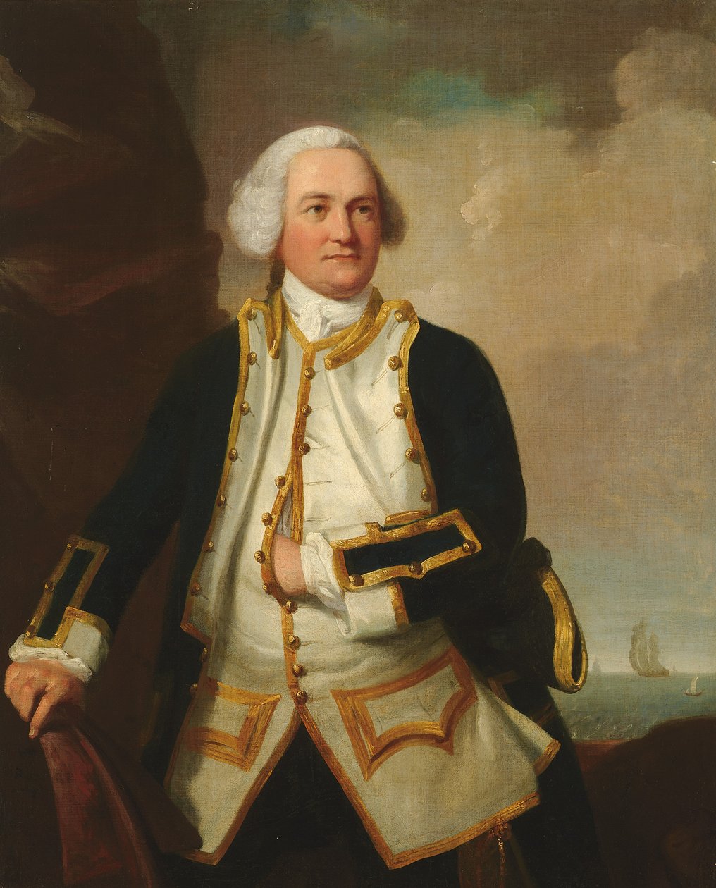 Samuel Graves admirális portréja alkotó: James Northcote