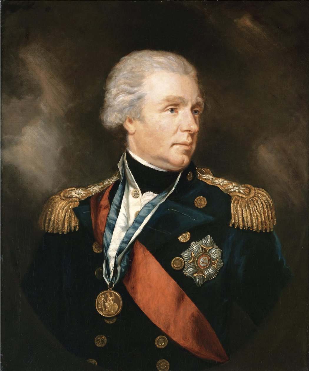 William Waldegrave admirális portréja alkotó: James Northcote