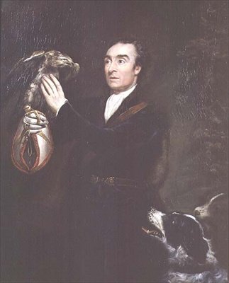 A Falconer, a művész testvérének, Samuel Northcote-nak a portréja. alkotó: James Northcote