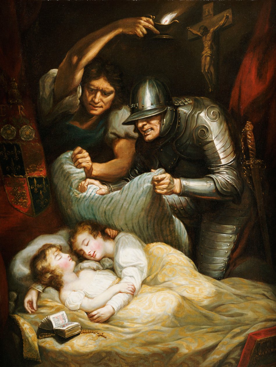A hercegek a toronyban alkotó: James Northcote