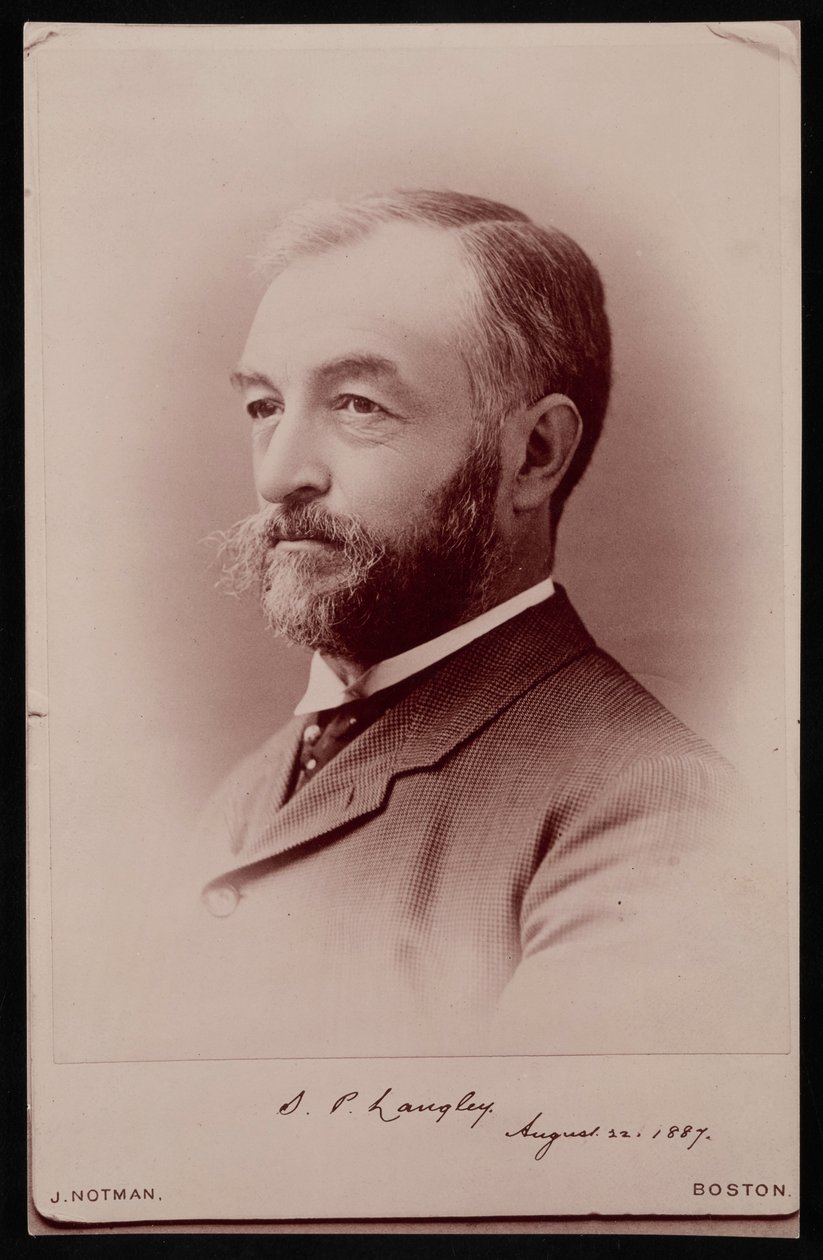 Samuel Pierpont Langley portréja 1834-1906, 1887. augusztus 22. alkotó: James Notman