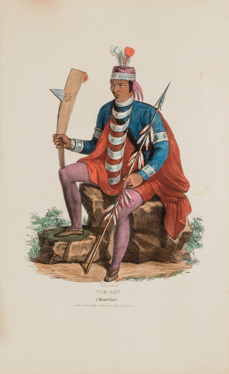RICHARDVILLE; Egy miami törzsfőnök, az Aboriginal Portfólióból alkotó: James Otto Lewis