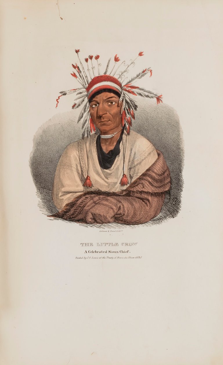 A KIS KROKÓ, egy híres sziú törzsfőnök, az Aboriginal Portfólióból alkotó: James Otto Lewis
