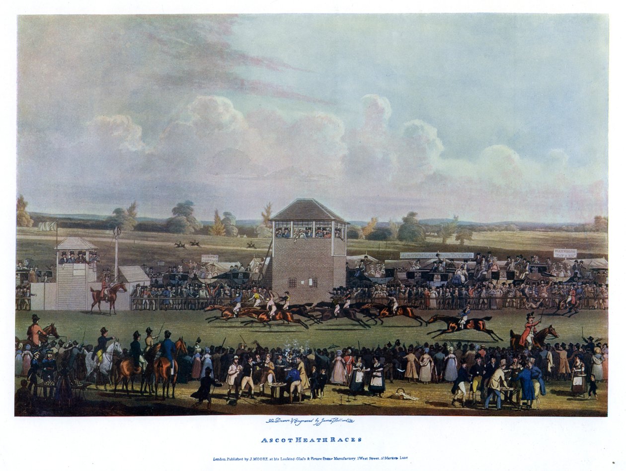 Ascot Heath Races. alkotó: James Pollard