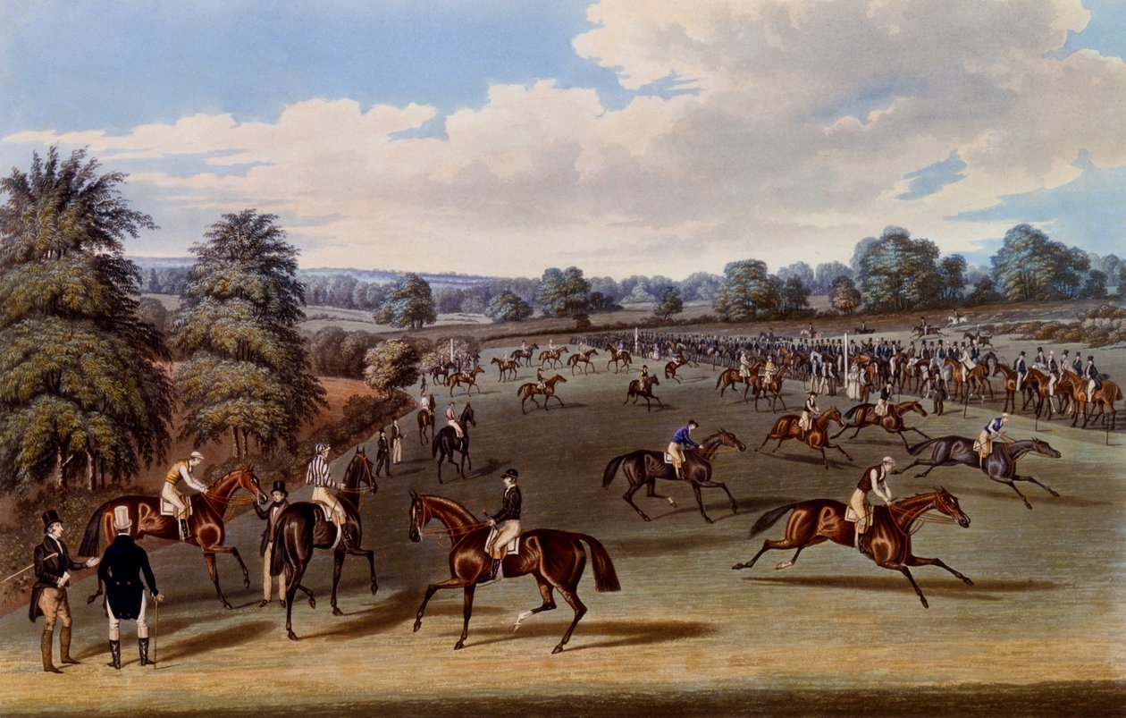 Felkészülés az indulásra, Charles Hunt nyomat, 1836 (akvatinta) alkotó: James Pollard