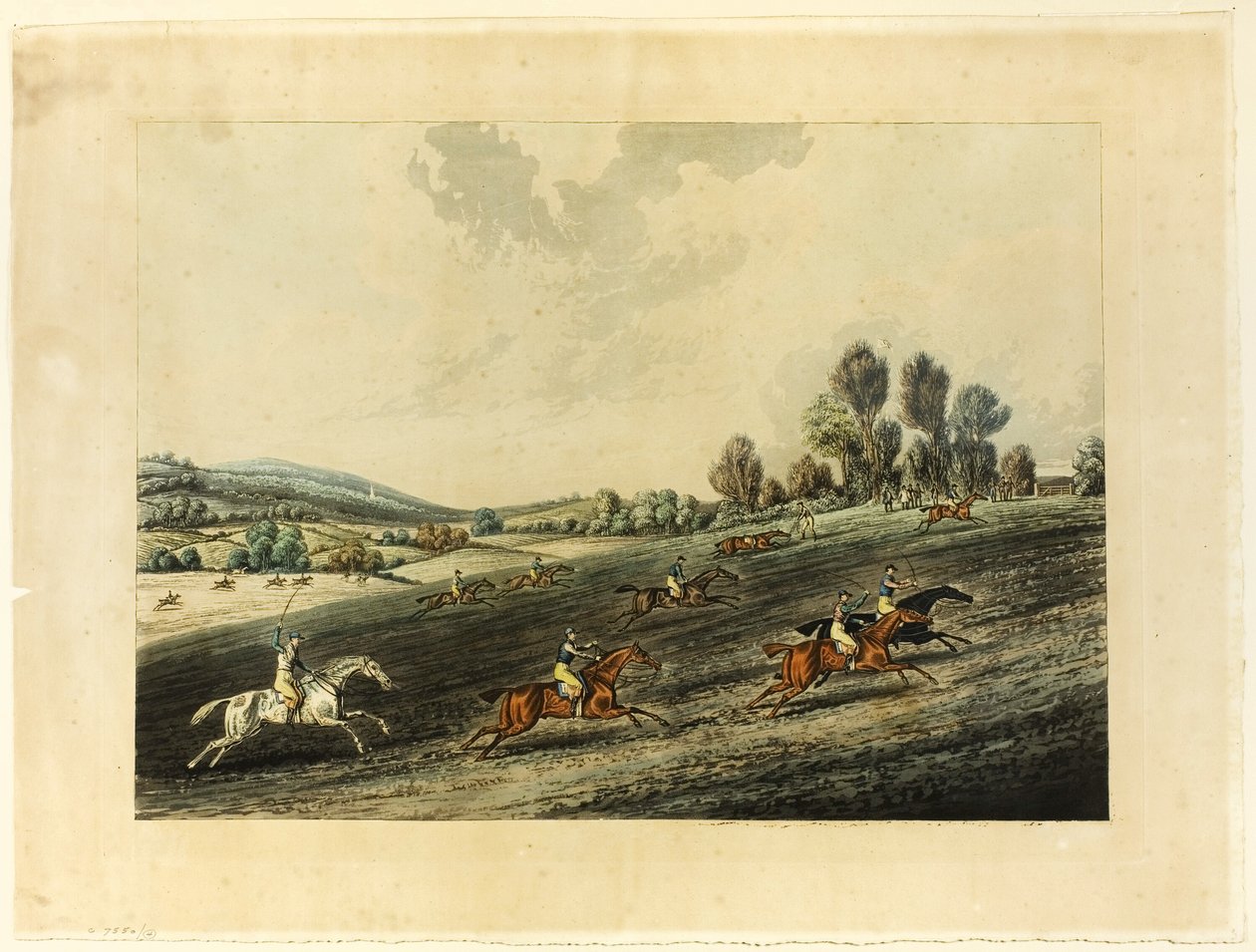Saint Albans Grand Steeple Chase alkotó: James Pollard