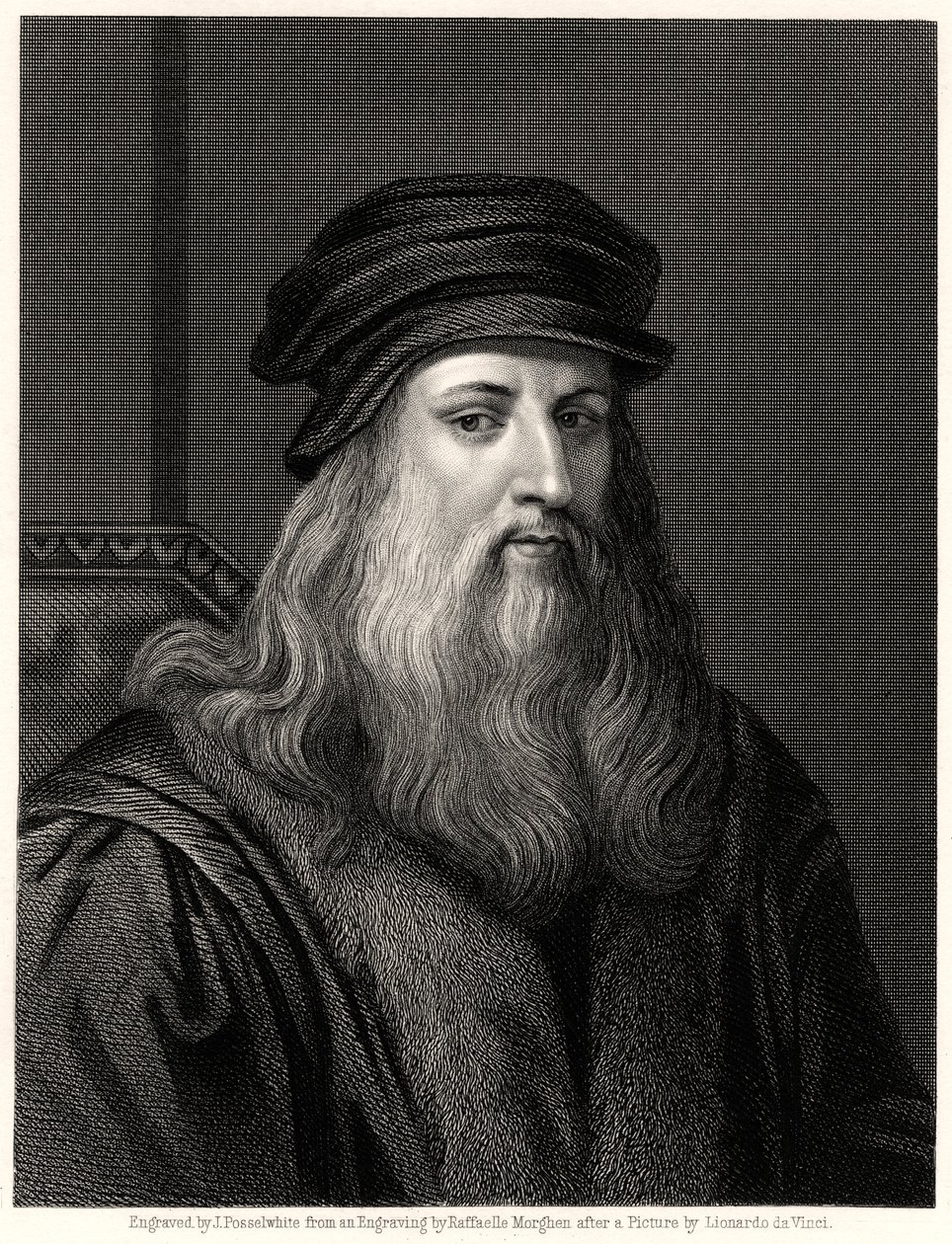 Leonardo da Vinci, 19. század alkotó: James Posselwhite