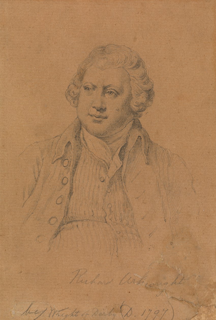 Richard Arkwright, a Spinning Jenny feltalálója alkotó: James Posselwhite