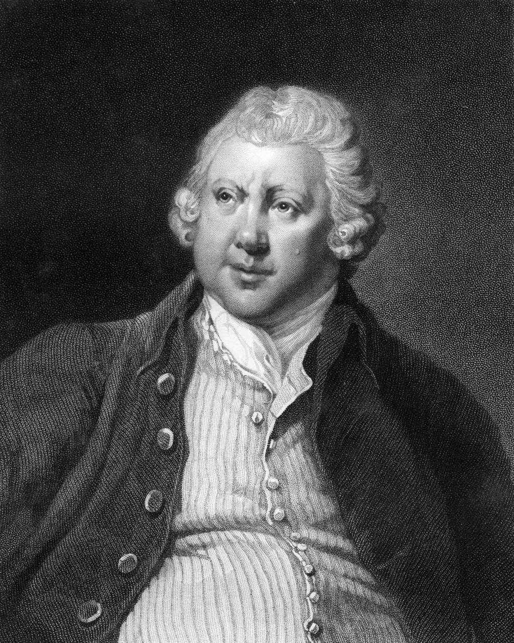 Richard Arkwright, 18. századi brit iparos és feltaláló, 1836. alkotó: James Posselwhite