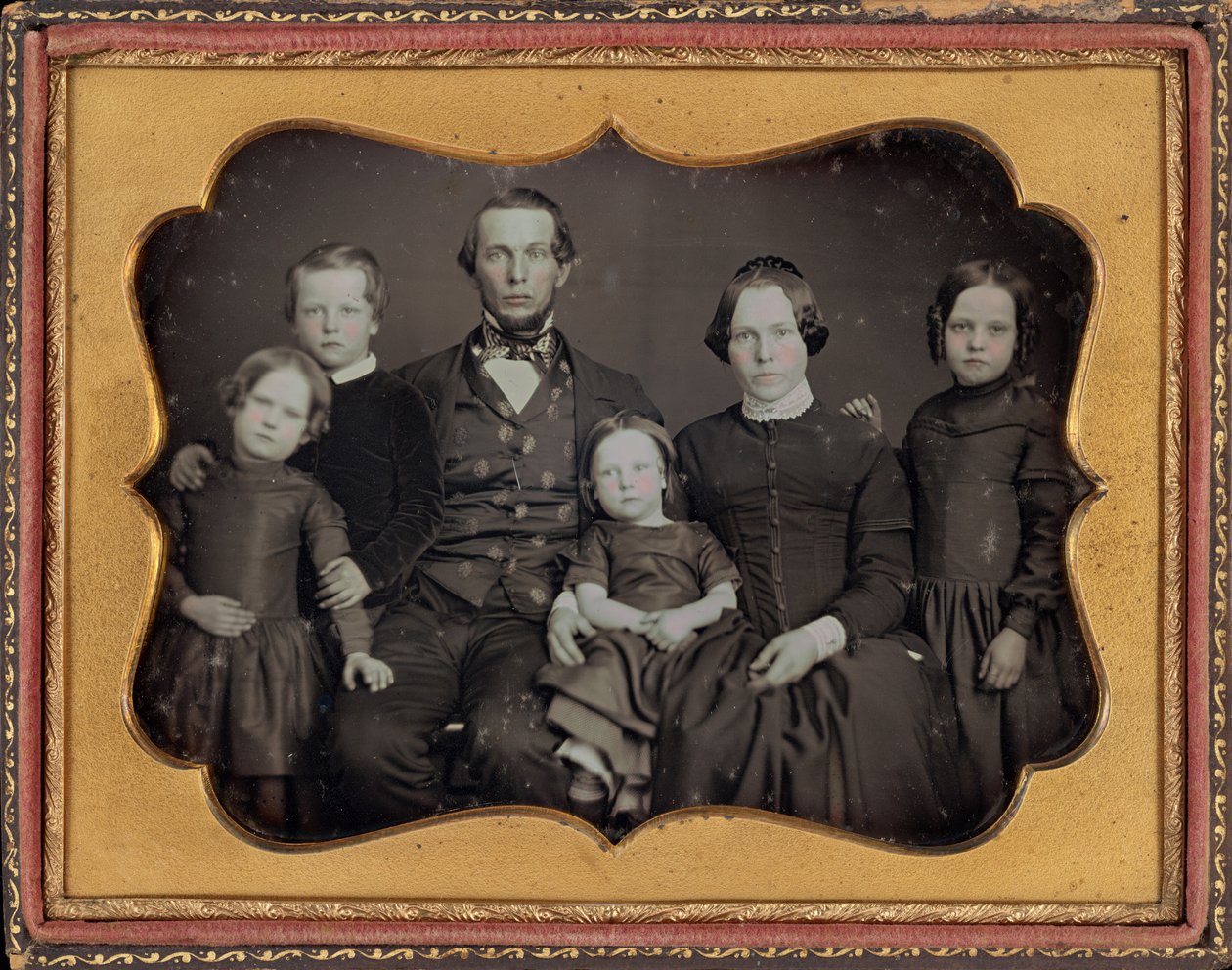 Egy család portréja,c. 1848 (fotó) alkotó: James Presley Ball