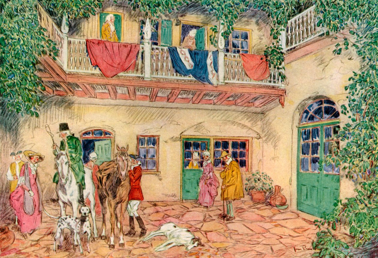 The Haunted House, New Orleans, Louisiana, USA, 18. század, 1921. alkotó: James Preston