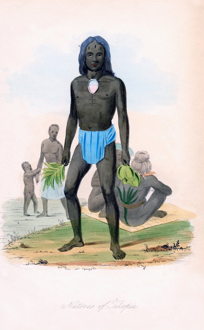 Tilcopia szülöttei, 1850 körül. alkotó: James Prichard
