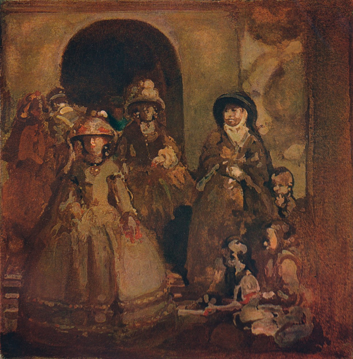 A Demimondaine, 1911 alkotó: James Pryde