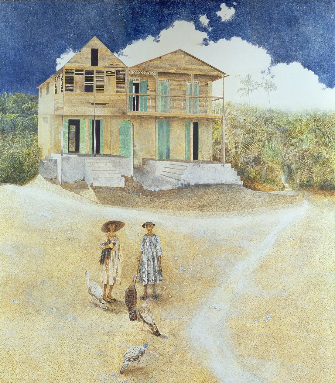 Két öreg nővér, Jacmel, Haiti, 1974 alkotó: James Reeve