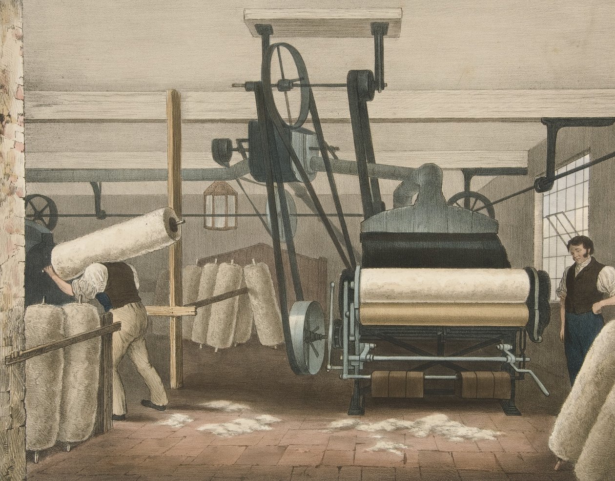Lap Frame, Progress of Cotton No. 3, pub. 1840 alkotó: James Richard Barfoot