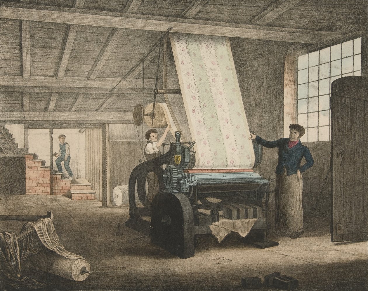 Nyomda, Progress of Cotton No. 12, pub. 1840 alkotó: James Richard Barfoot