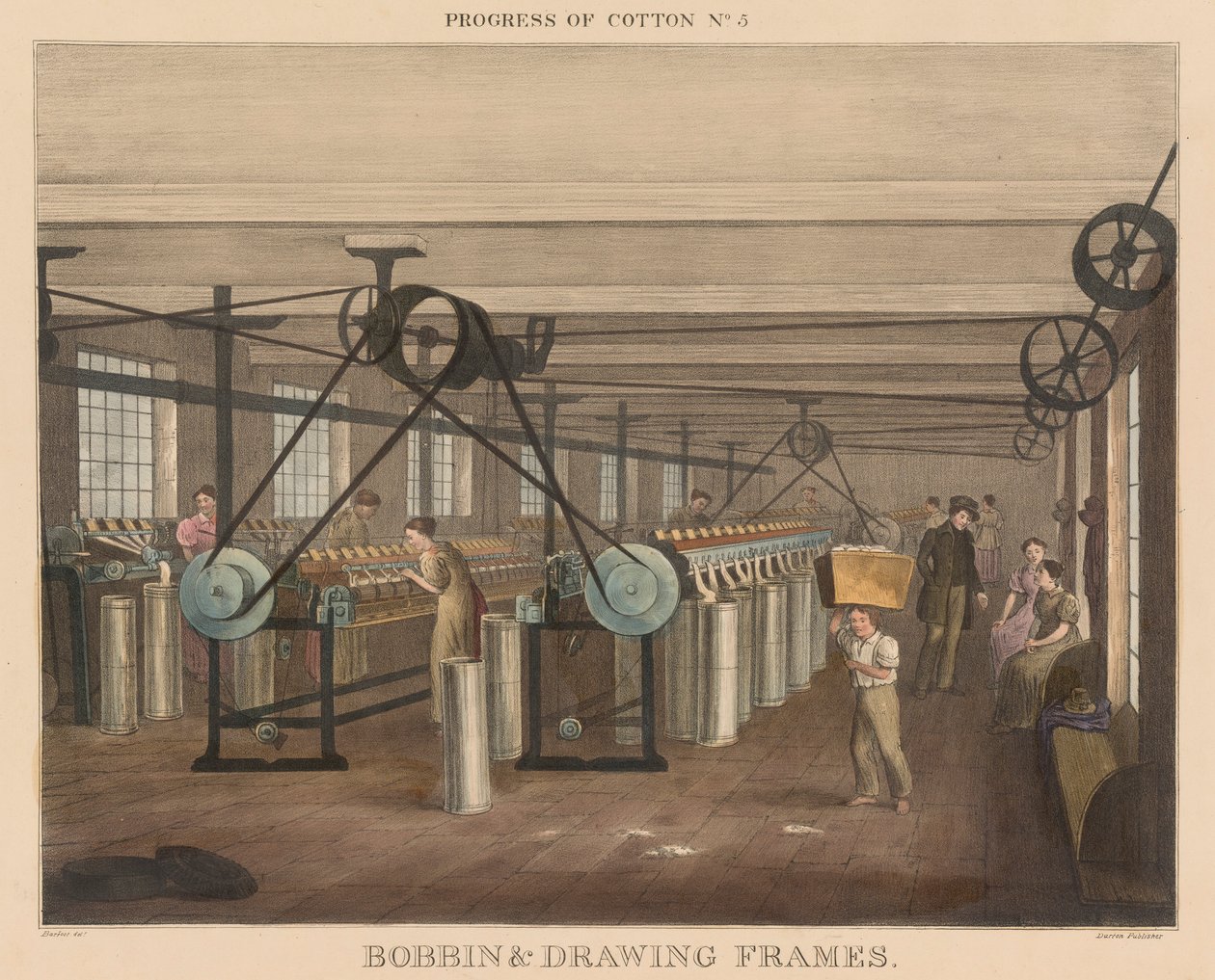 Progress of Cotton: #5 - Orsó és rajzkeretek alkotó: James Richard Barfoot