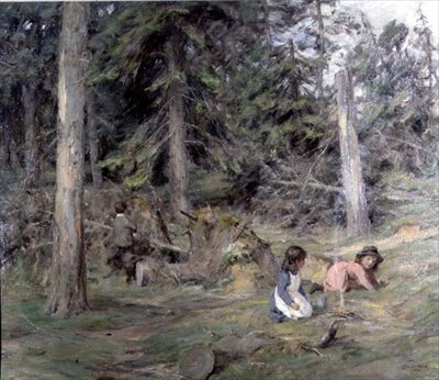 Tábortűz körül alkotó: James Riddel