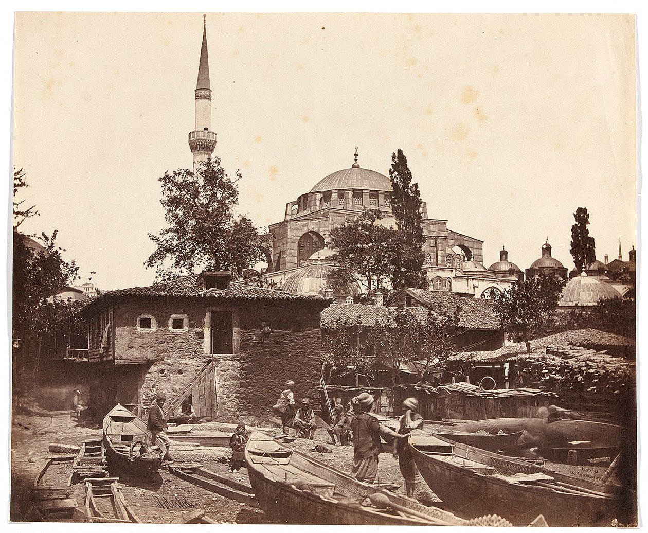 „Tophanna lépcsője” [Isztambul. Mecset egy minarettel] alkotó: James Robertson