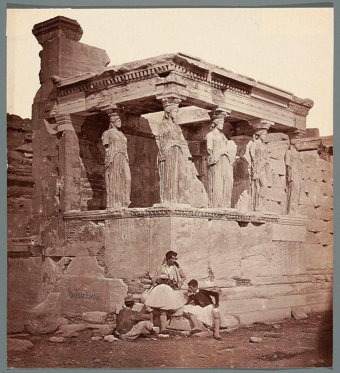 Erekhtheion - templom az athéni Akropoliszon. alkotó: James Robertson