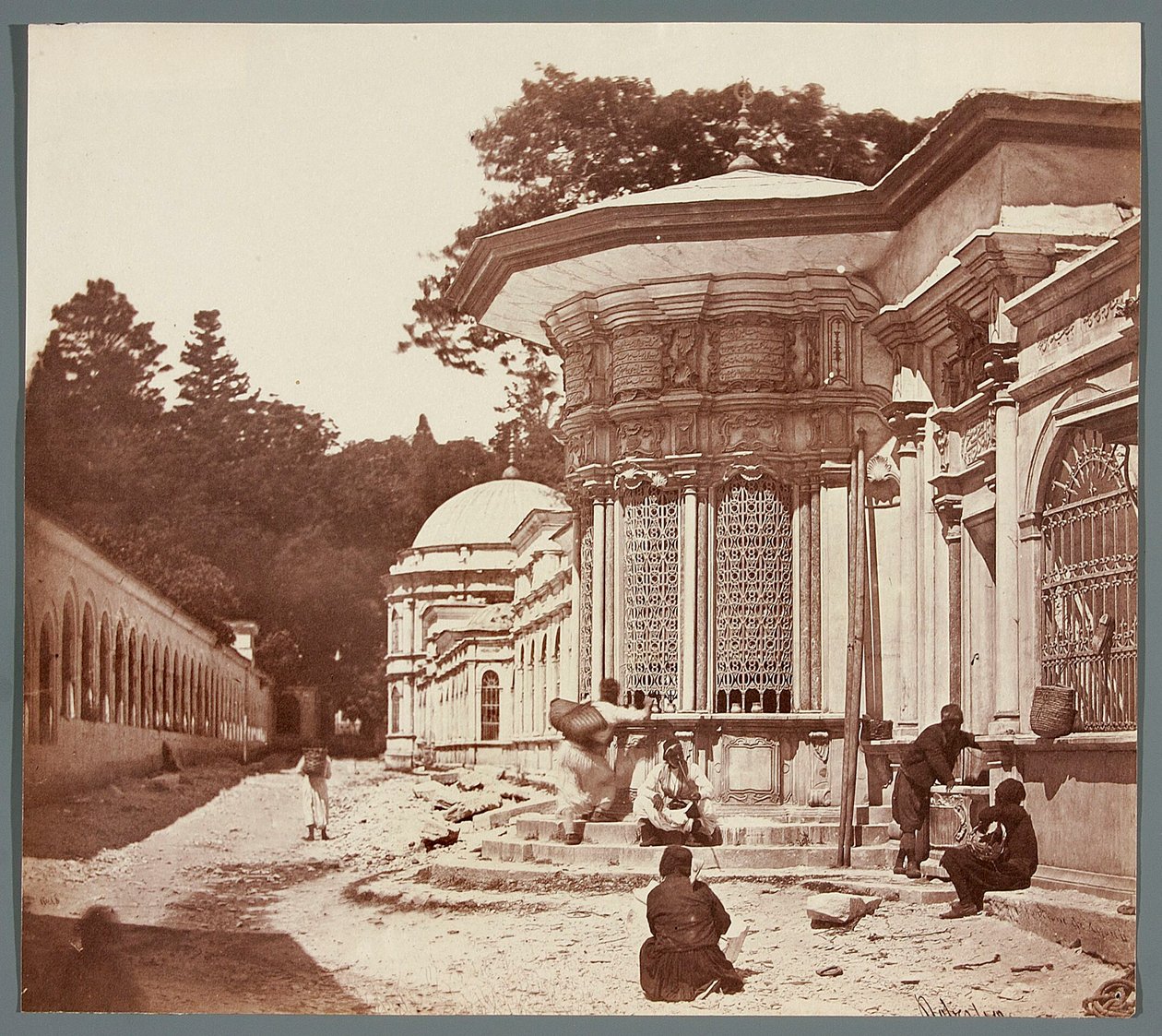 Fontaine de Eyoub [Isztambul. Eyüp szultán kútja?] alkotó: James Robertson