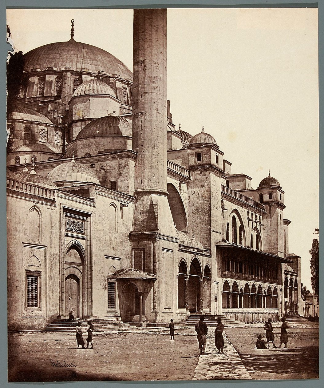 „La Sulimanie” [Isztambul. Szulejmán-mecset] alkotó: James Robertson