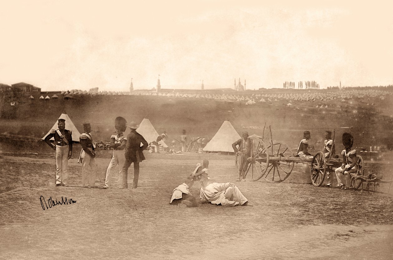 Főőrség, gránátos gárda, Haider pasa, Scutari, 1854 alkotó: James Robertson