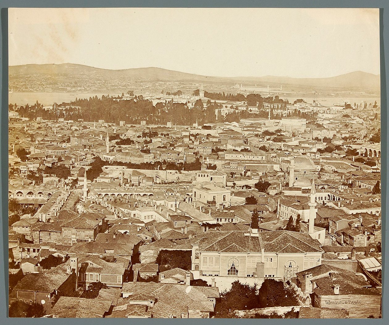 „Point du Serail“ [Isztambul. Várospanoráma] alkotó: James Robertson