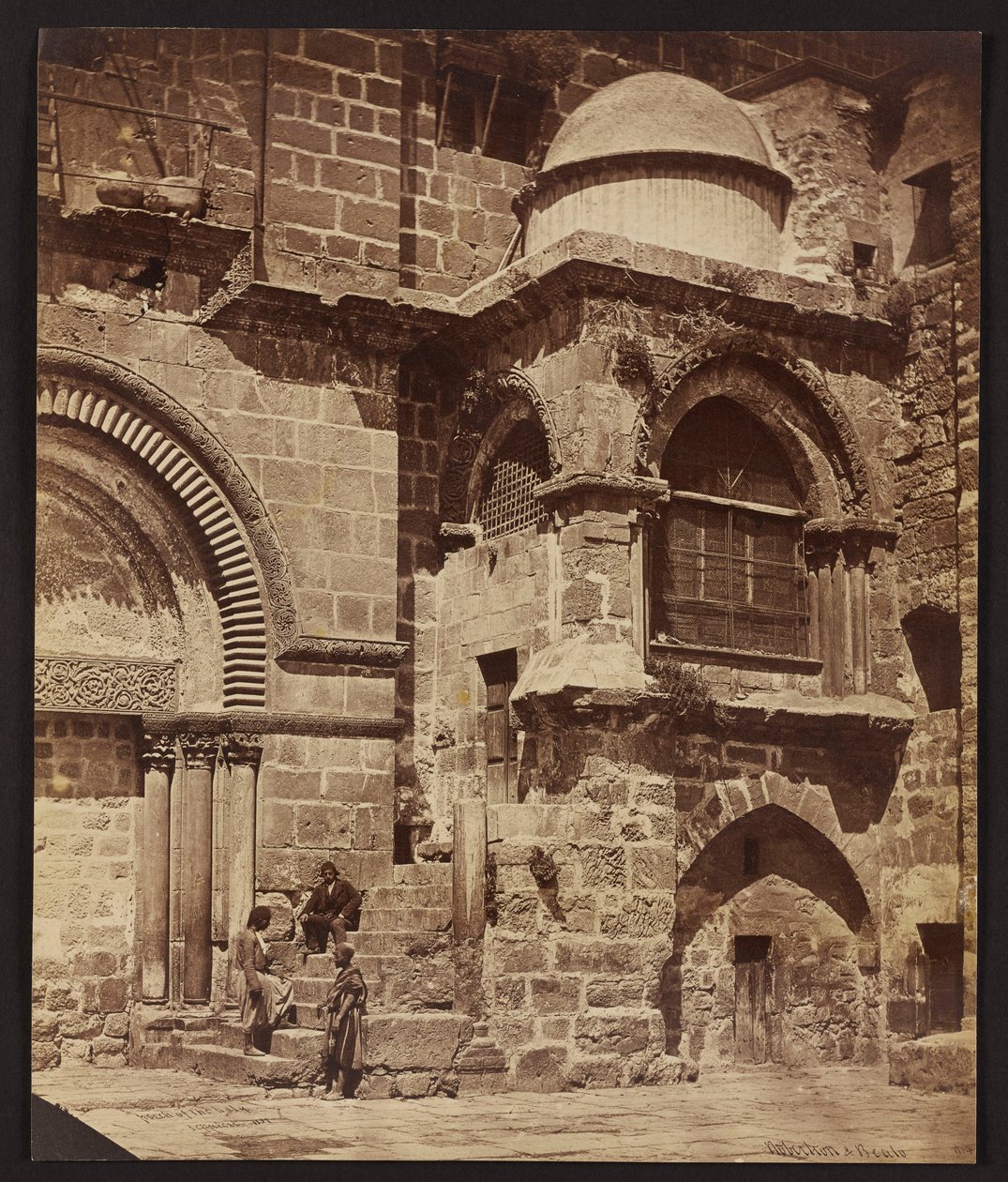 A Szent Sír előcsarnoka, Jeruzsálem [Jeruzsálem. Szent Sír-bazilika - a frankok kápolnája] alkotó: James Robertson