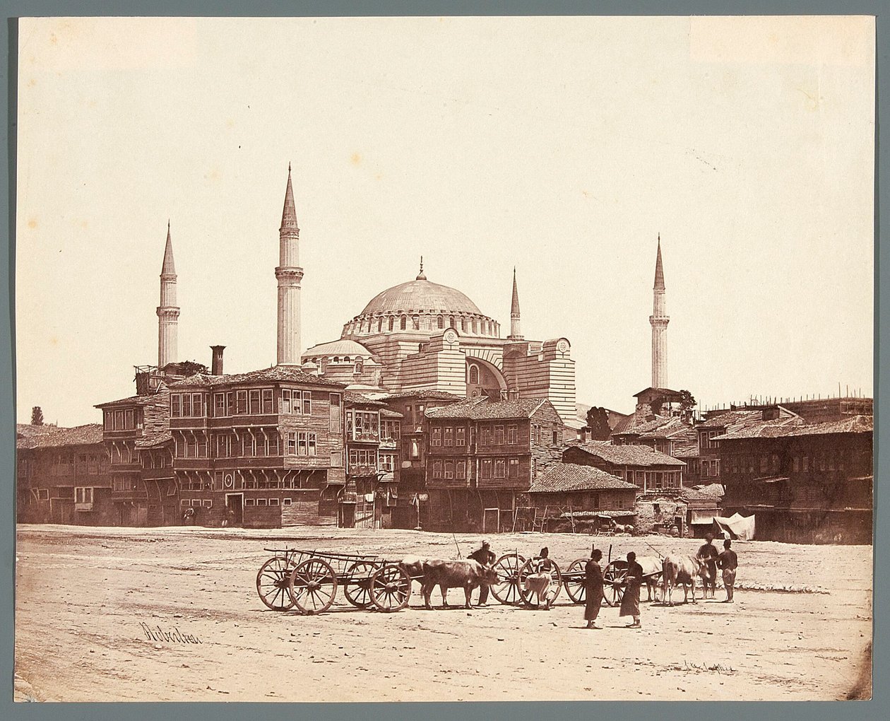 „Szent Szófia” [Isztambul. Ayasofya-mecset (Hagia Sophia)] alkotó: James Robertson