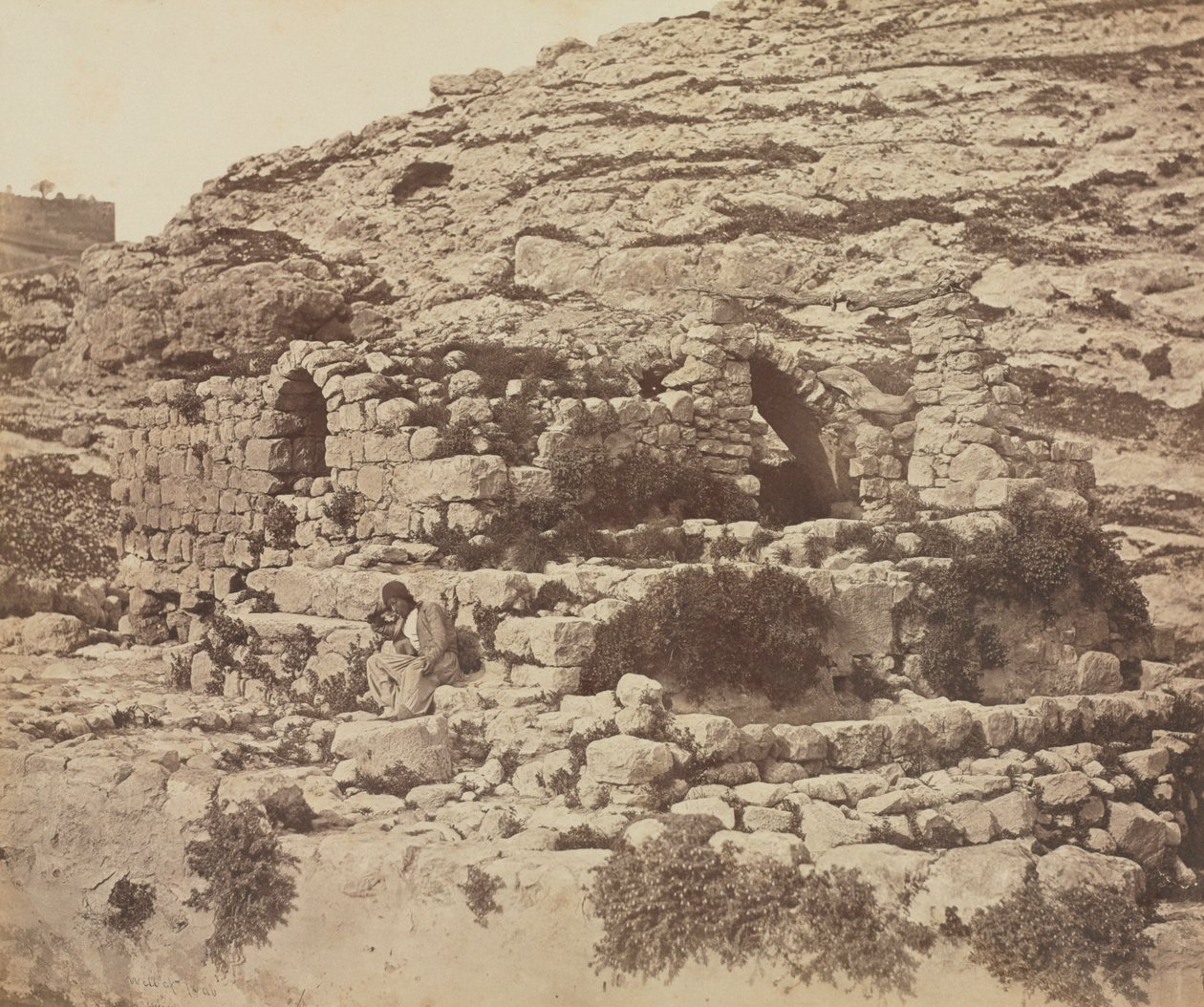 Joáb kútja, Jeruzsálem, 1857. alkotó: James Robertson