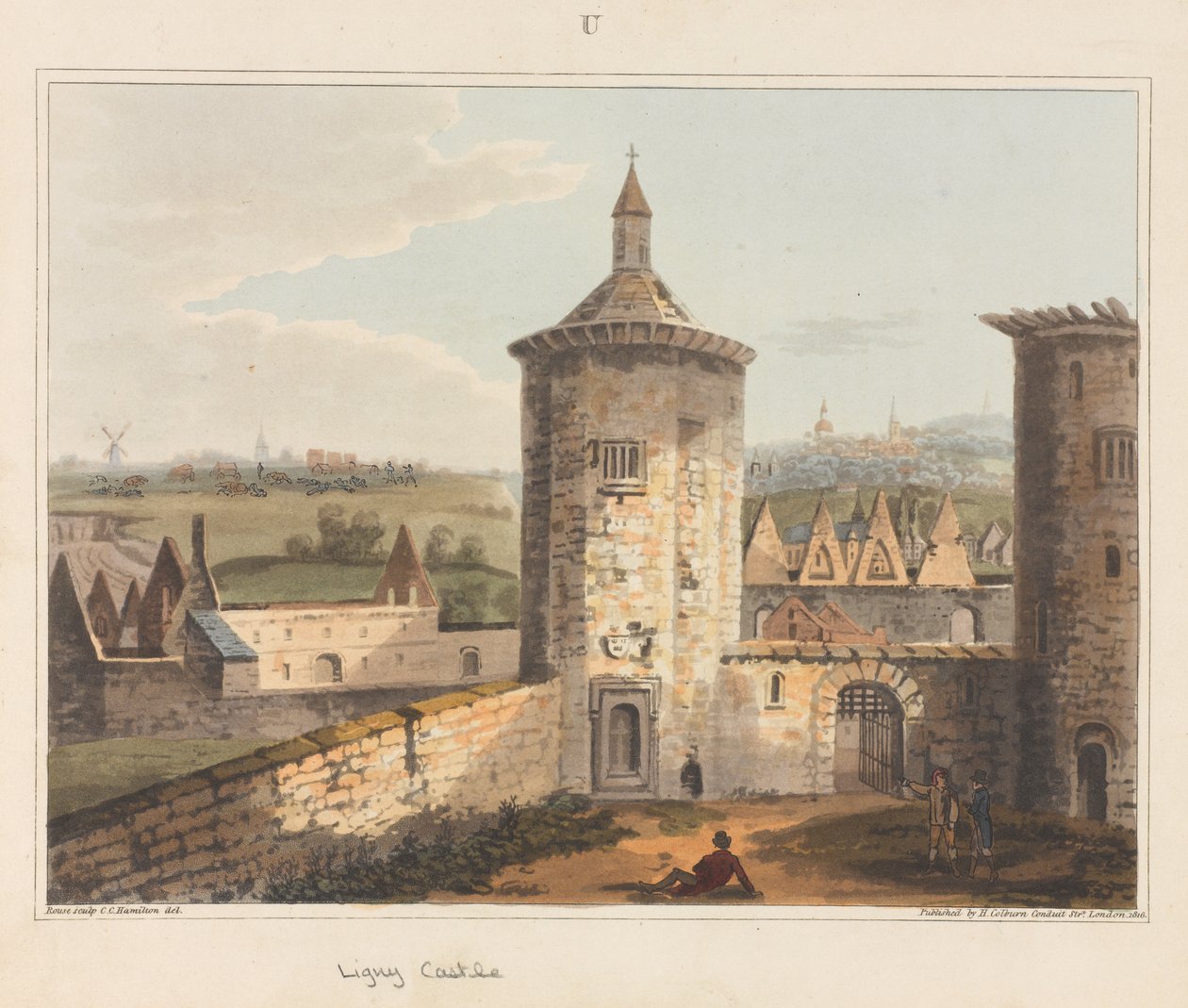 ?Ligny kastély?, 1815 alkotó: James Rouse