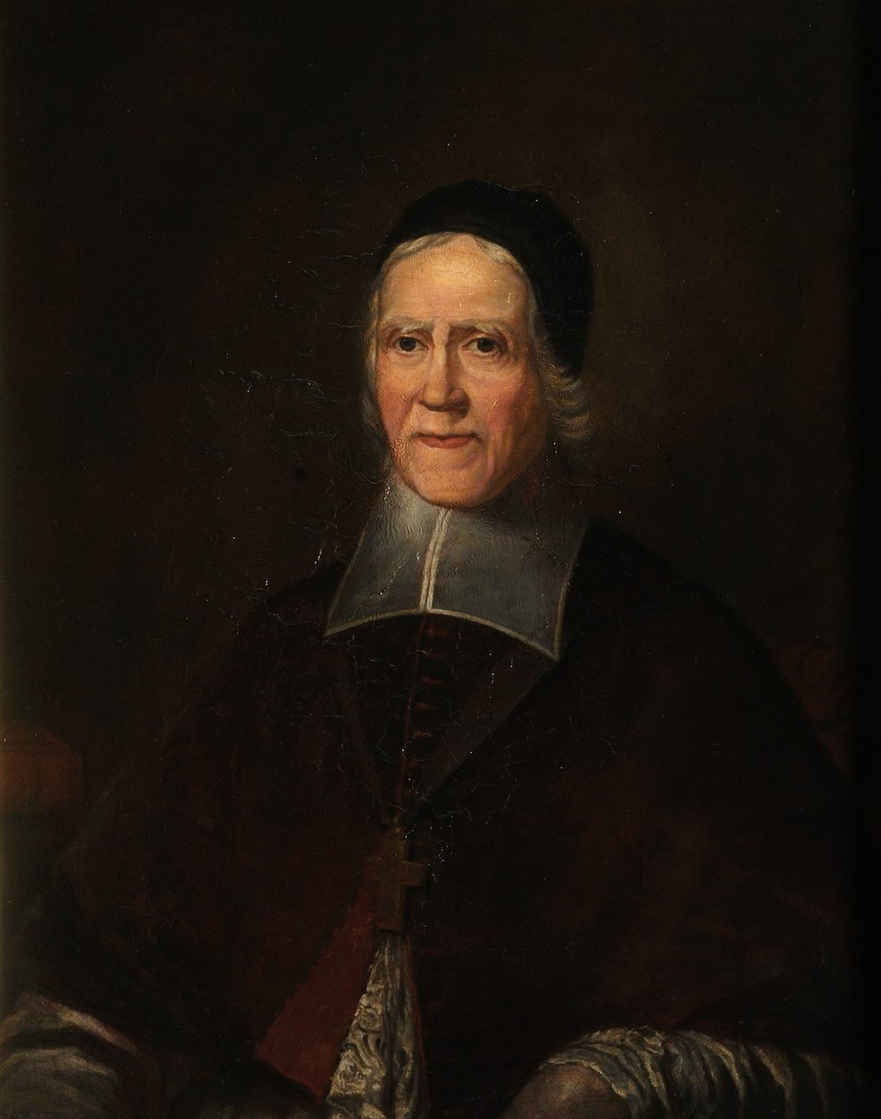 Bonaventura Giffard, a Magdalen College betolakodó elnöke, 1887 alkotó: James Russell