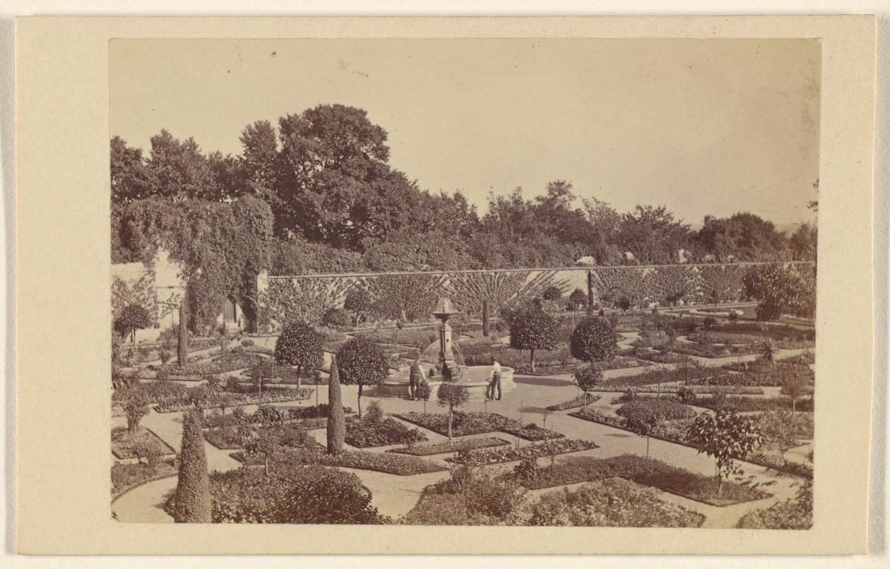 Virágoskert Arundel kastély Norfolk hercege 66. április 20. alkotó: James Russell and Sons