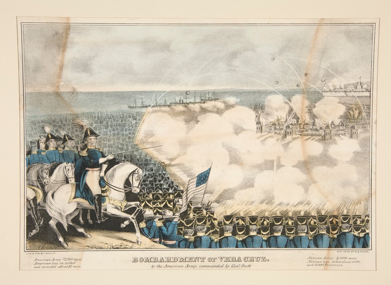 Vera Cruz bombázása alkotó: James S. Baillie