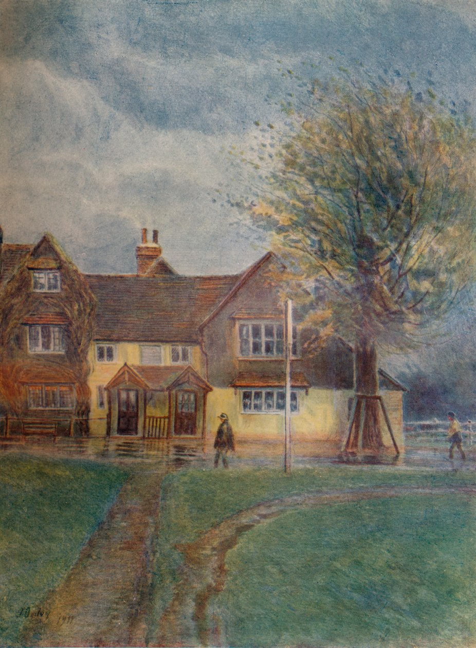 "Abinger Hatch Inn", 1911, 1914 alkotó: James S Ogilvy