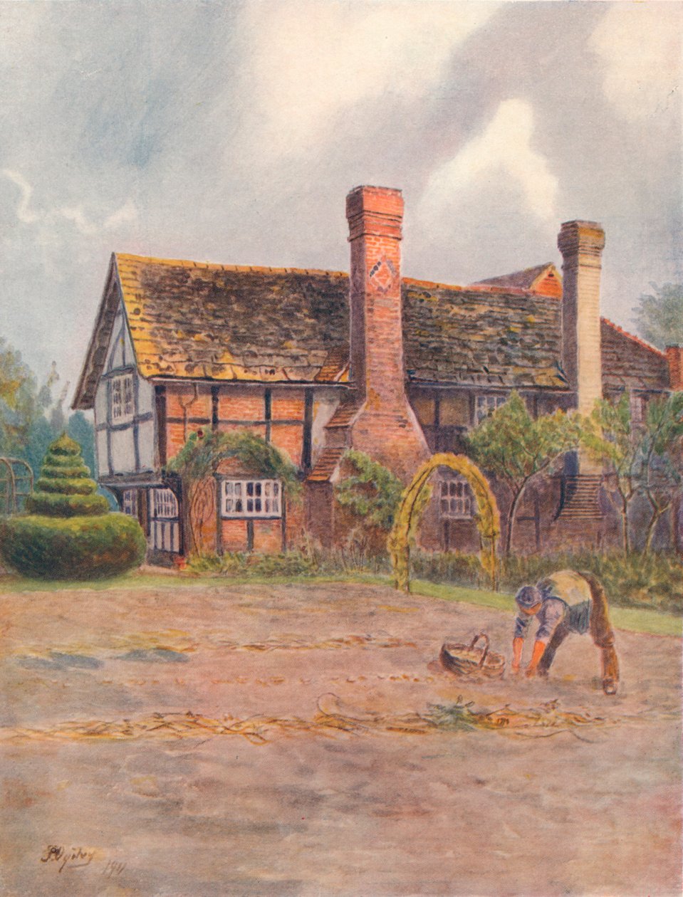 "Alfold ház terve", 1911, 1914 alkotó: James S Ogilvy