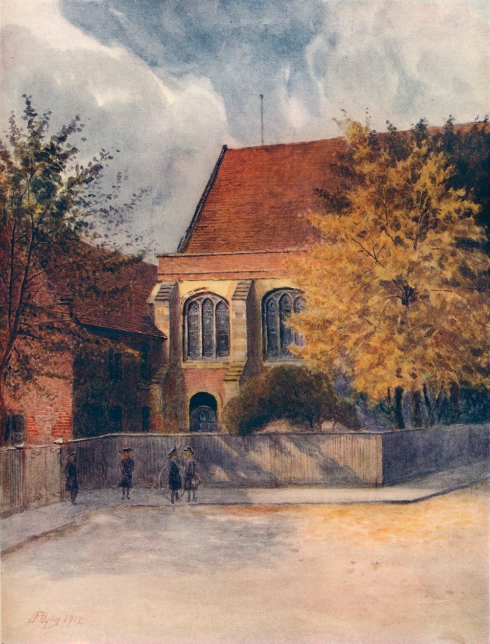 „Érseki palota, Croydon”, 1912, 1914 alkotó: James S Ogilvy