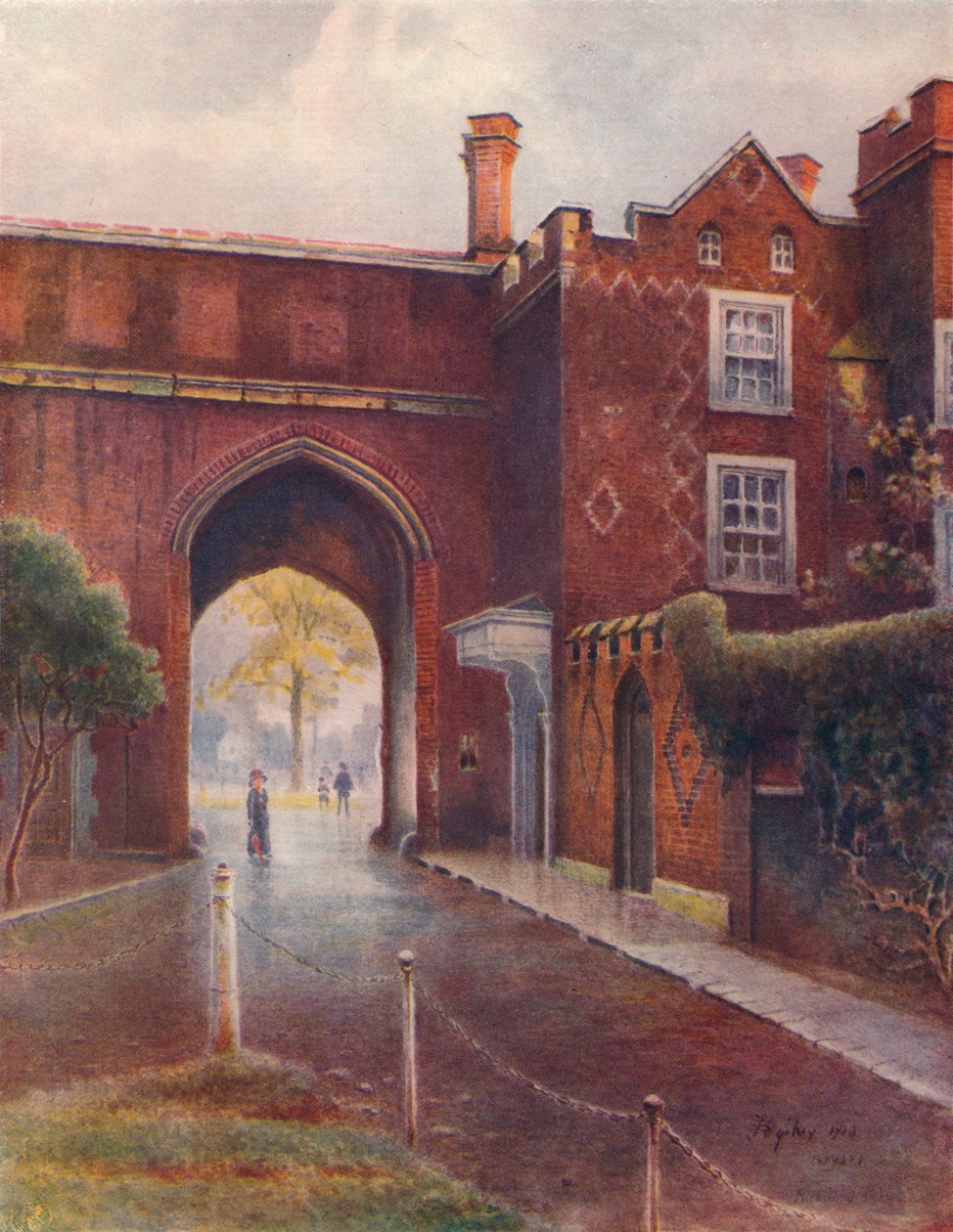 „A Richmond-palota kapuja”, 1910, 1914 alkotó: James S Ogilvy