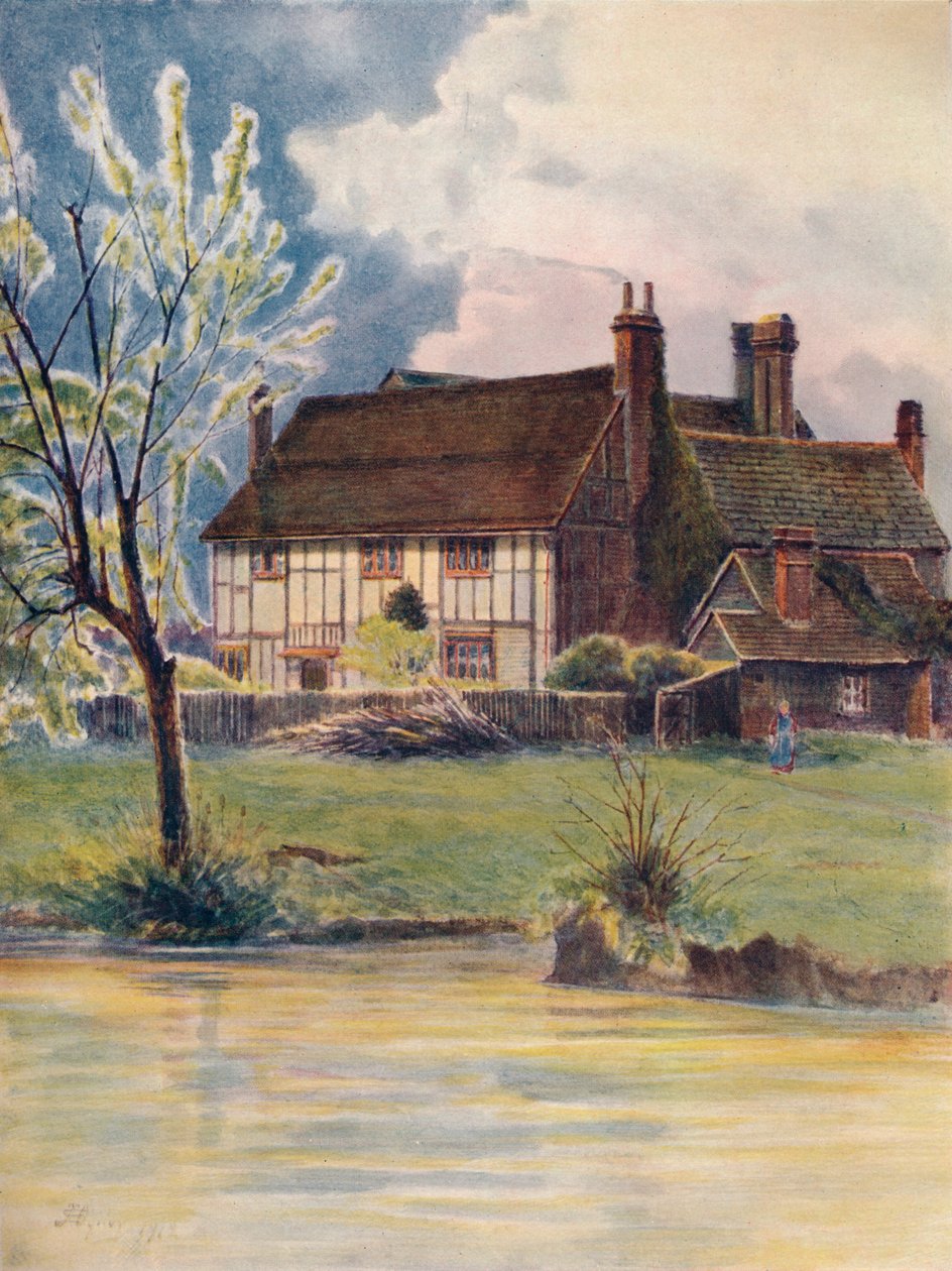 „Newdigate Old Place”, 1912, 1914 alkotó: James S Ogilvy