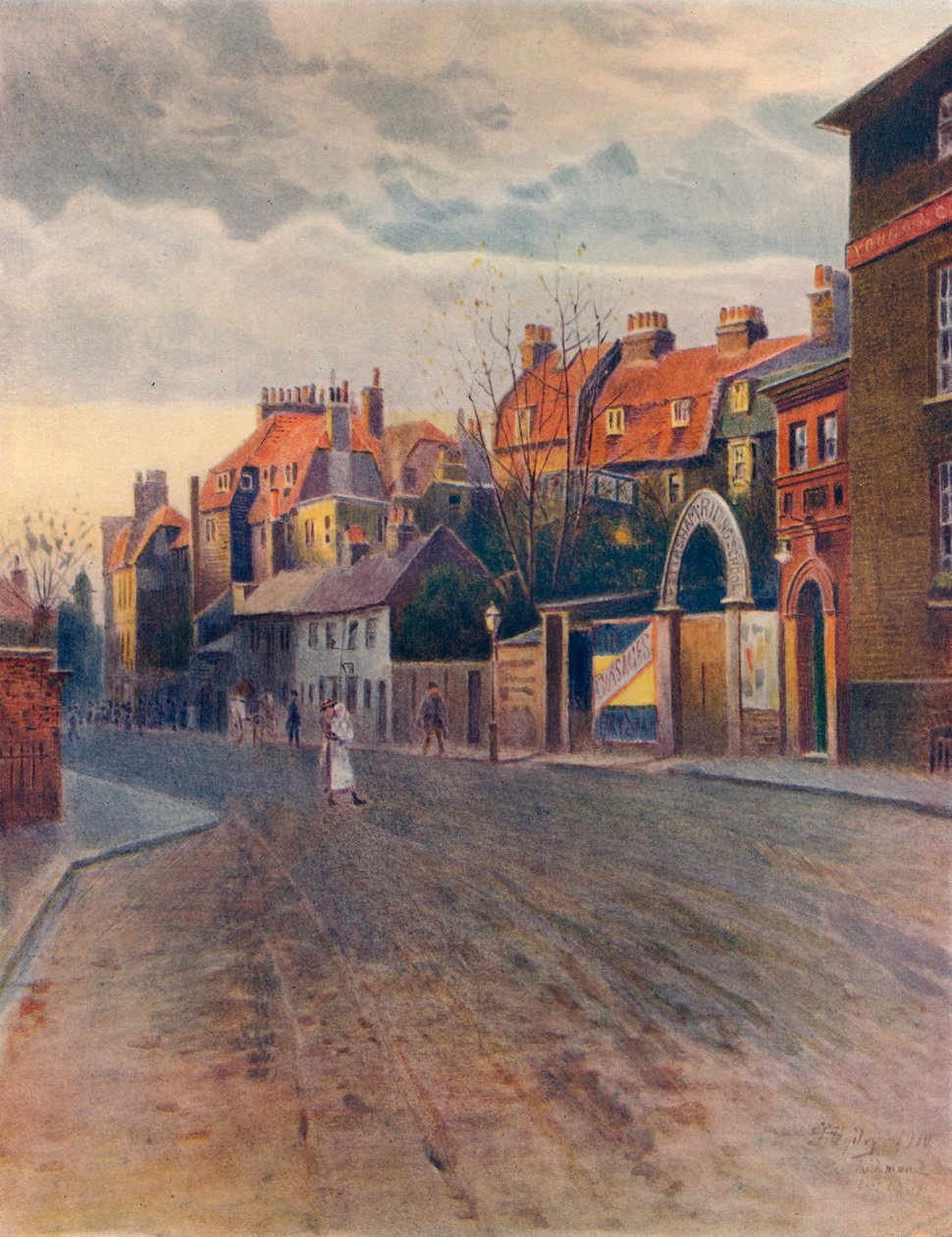 „Petersham Road, Richmond”, 1904, 1914 alkotó: James S Ogilvy