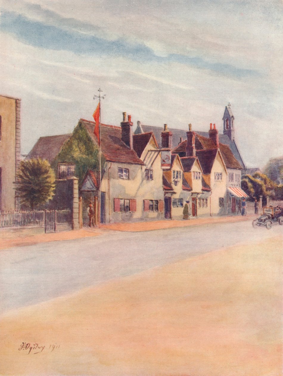 "Ripley, The Anchor Inn", 1911, 1914 alkotó: James S Ogilvy