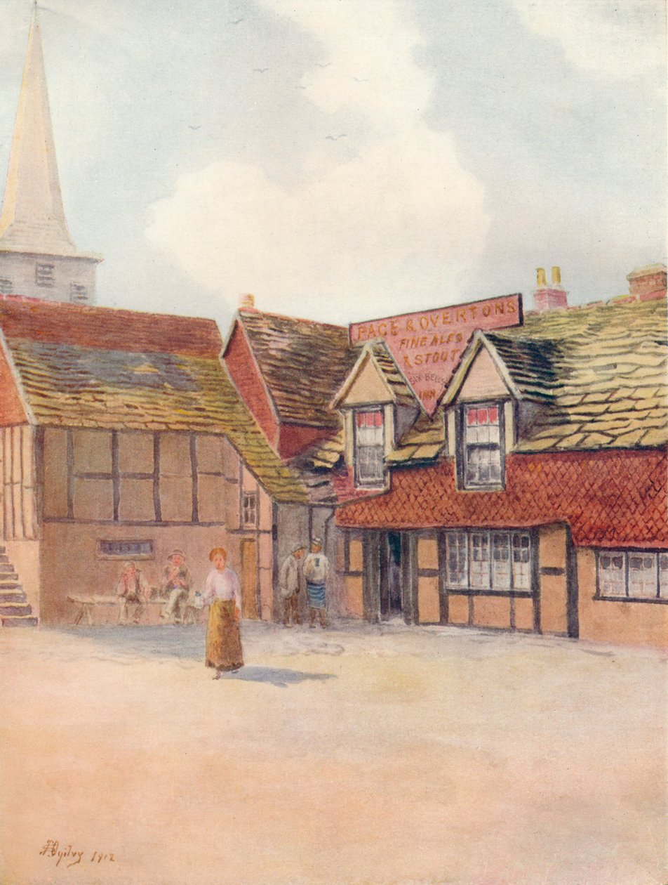 "The Six Bells, Horley", 1912, 1914 alkotó: James S Ogilvy
