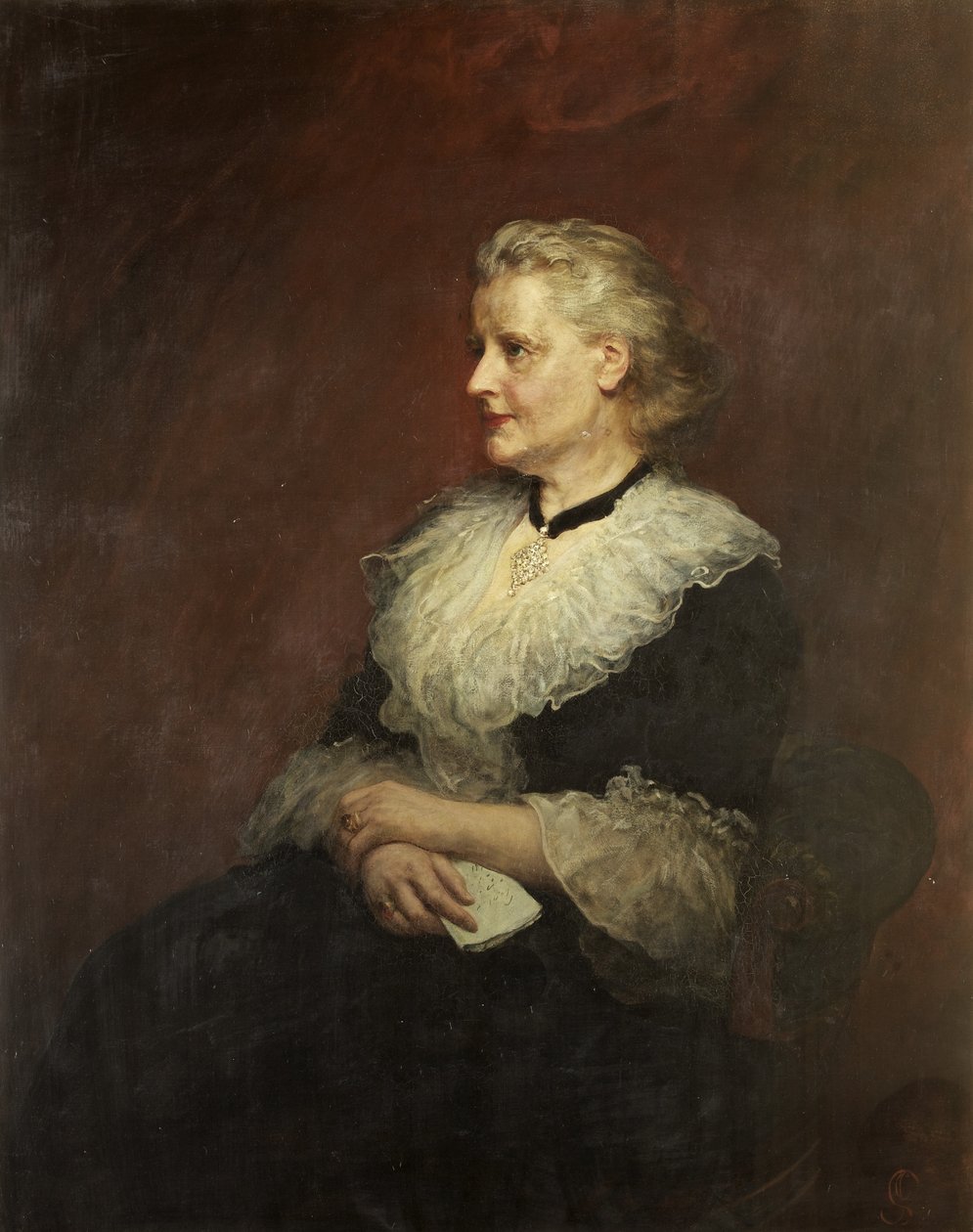 Dame Emily Frances Smyth (olaj, vászon) alkotó: James Sant