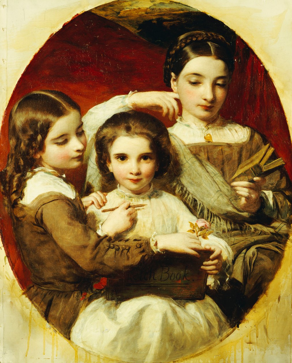 A Russell nővérek portréja, 1858 alkotó: James Sant