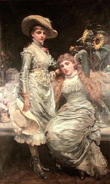 A két nővér (olaj, vászon) alkotó: James Sant